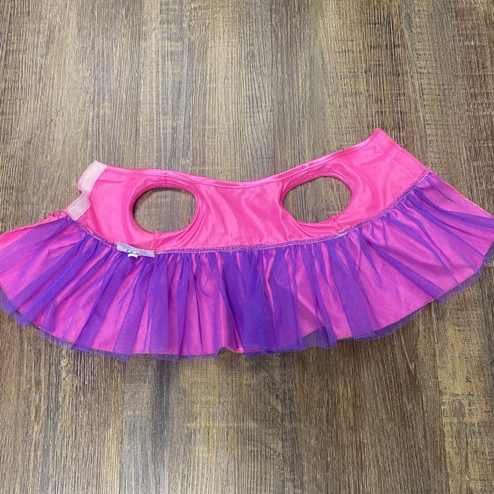 Build A Bear Workshop Pink‎ Purple Sequin Tutu Dress Plush Pet Accessory